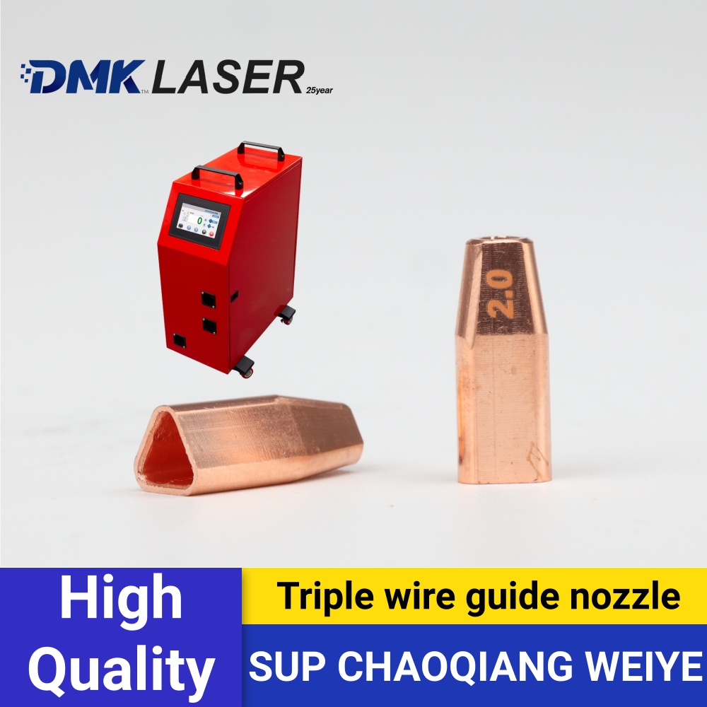 Laser Welding Nozzle Copper - SUP CQWY Triple wire guide welding