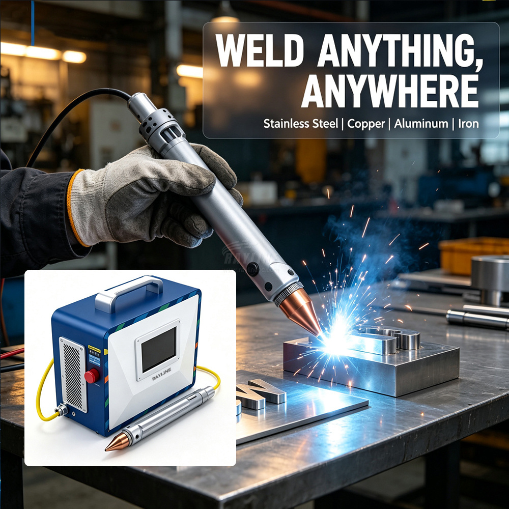 Handheld Laser Welder 1000W - New 12kg Handheld Air-Cooled 600W 1000W