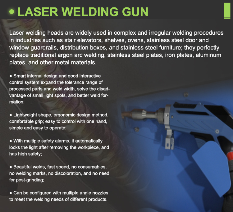 Handheld Fiber Laser Welding M - Air Cooled Laser Welding Machine 1500W recension och pris