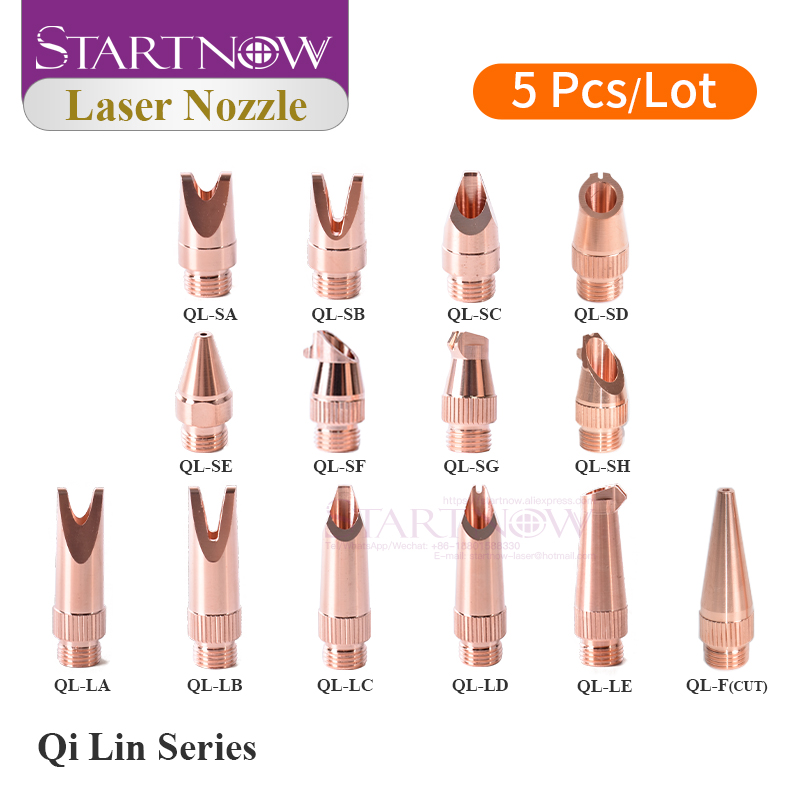 Startnow 5PCS Laser Cutting No - Laser Welding Nozzle Copper recension och pris