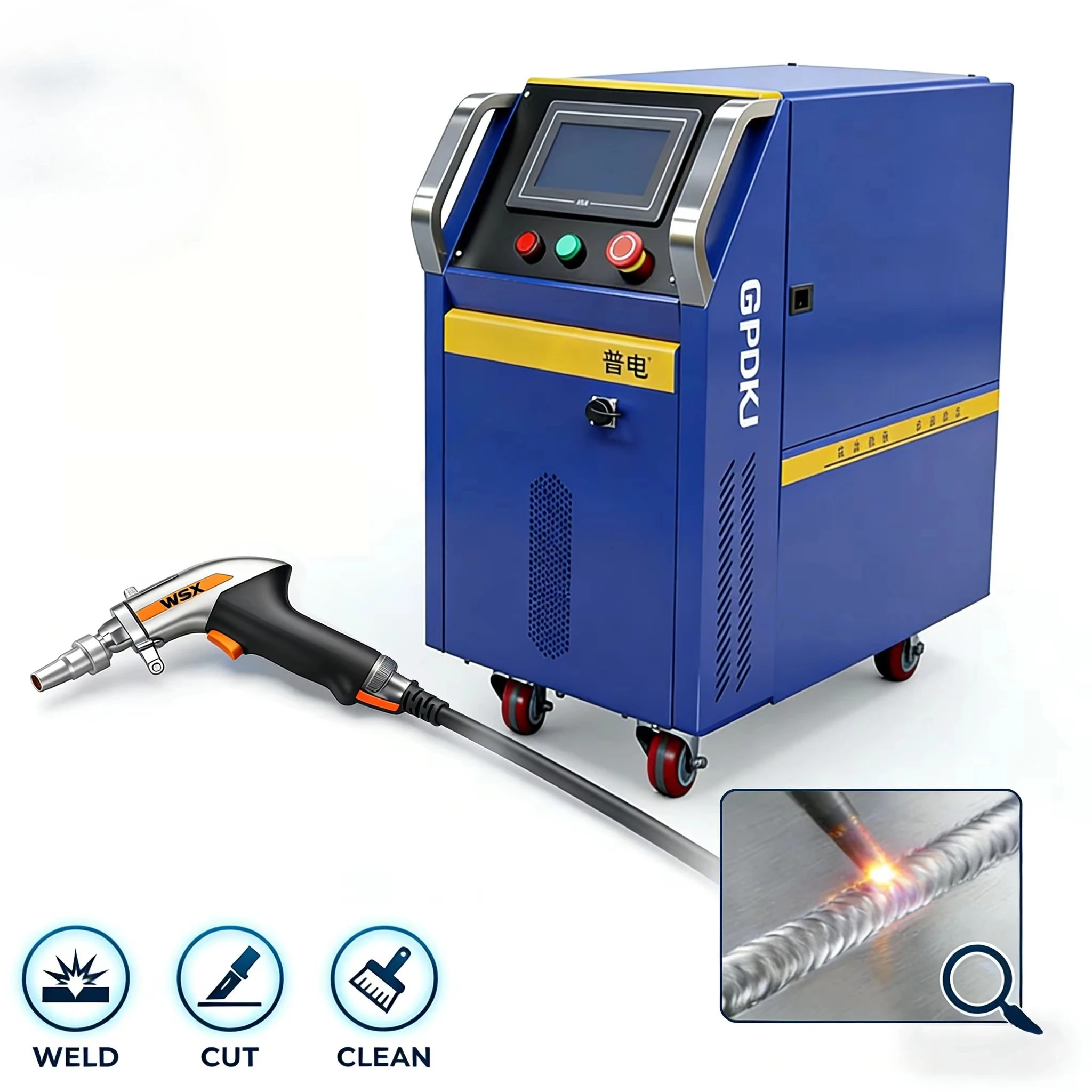 Automotive Body Repair 1200W 1 - Air Cooled Laser Welding Machine 1500W recension och pris