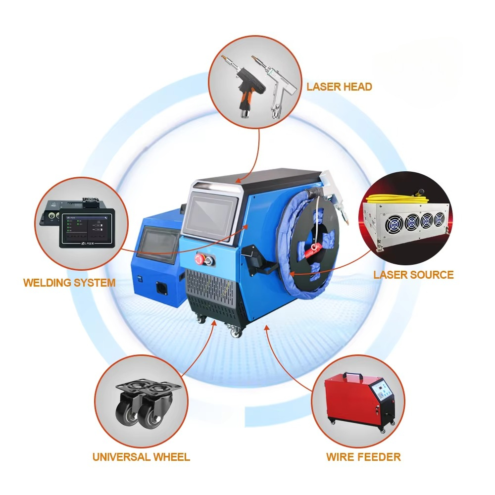 3 in -1 Handheld Air Cooled La - Laser Welding Machine 3 In 1 Cutting Cleaning recension och pris
