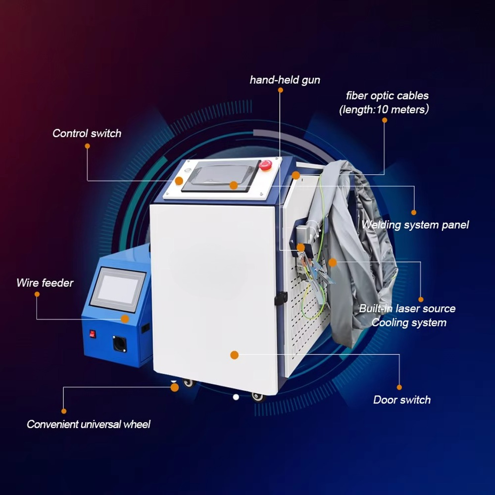 1500W 3 in- 1 RECI Handheld La - Laser Welding Machine 3 In 1 Cutting Cleaning recension och pris